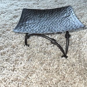 Pier one candle holder - 6 inches wide